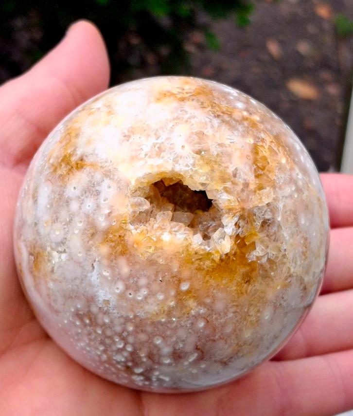 Roze amethist bol, Verzamelen, Mineralen en Fossielen, Ophalen of Verzenden