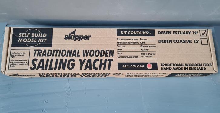 Modelbouw houten zeilbootje Skipper Ltd, Hobby en Vrije tijd, Modelbouw | Boten en Schepen, Nieuw, Overige merken, Ophalen of Verzenden