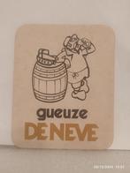 Ancien sous-bock Gueuze DE NEVE ., Enlèvement ou Envoi, Comme neuf, Sous-bock, Autres marques