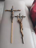 Croix en cuivre (2 objets de famille), Collections, Religion, Comme neuf, Enlèvement ou Envoi
