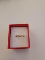 18 karaats gouden diamanten ring, Handtassen en Accessoires, Ringen, Goud, Goud, Met edelsteen, Ophalen of Verzenden