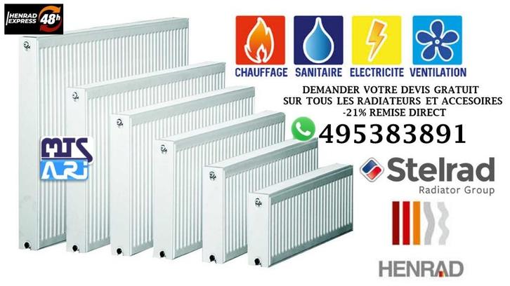 NOUVEAUX RADIATEUR PRIX USINE, Doe-het-zelf en Bouw, Gereedschap | Handgereedschap, Ophalen of Verzenden