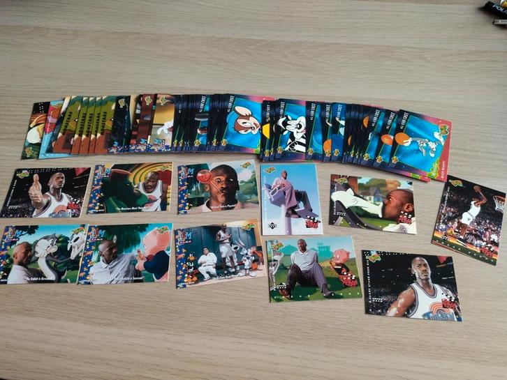 Upper Deck basketbal kaarten space jam serie 1, Hobby en Vrije tijd, Stickers en Plaatjes, Zo goed als nieuw, Ophalen of Verzenden