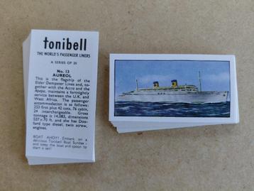 The World's Passenger Liners complete set 25 chromos 1966  beschikbaar voor biedingen