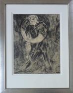 JAN VAERTEN / MANSFIGUUR / ORIGINEEL WERK / 89x69cm / KADER, Ophalen