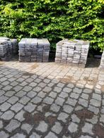 Blauwe steen klinkers 15x15x5, Tuin en Terras, Tegels en Klinkers, Gebruikt, Natuursteen, Ophalen, Klinkers