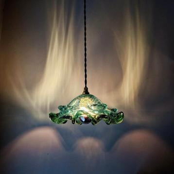 Vintage Murano glazen hanglamp., Antiek en Kunst, Ophalen of Verzenden