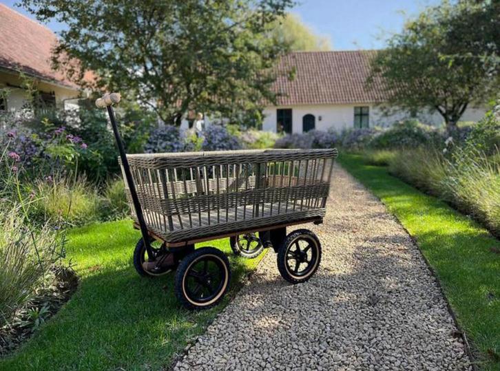 Houtkar / wagon / wagen / handkarren Trade-Winds als nieuwe, Caravans en Kamperen, Bolderkarren, Nieuw, Ophalen of Verzenden