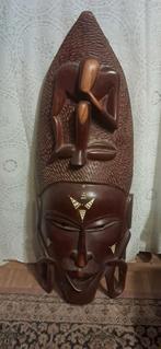 Luxueus artisanaal GAMBIAANS masker, Ophalen