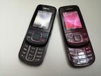 WEG=WEG!!! LOT SETJE NOKIA 3600 telefoons rood/zwart Slide!, Gebruikt, Verzenden