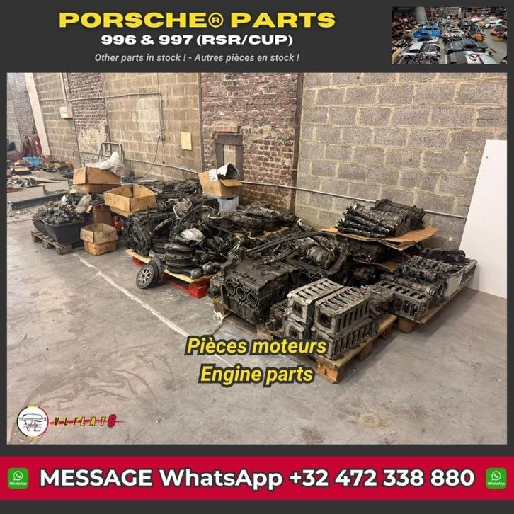 Pièces moteur Porsche 996 & 997 CUP / RSR –, Autos : Pièces & Accessoires, Moteurs & Accessoires, Porsche, Utilisé, Enlèvement