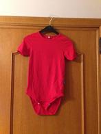 2 rode body's korte mouw en drukknopen, 140, Pien en Polle, Kinderen en Baby's, Kinderkleding | Maat 140, Nacht- of Onderkleding