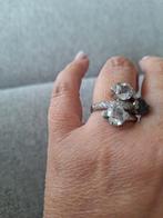 Nieuwe ring m58 met steentjes, Handtassen en Accessoires, Ophalen of Verzenden, Zilver, Zilver