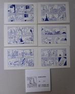 6x  Bert trekker 1947 gags - Willy Vandersteen - postkaarten, Ophalen of Verzenden, Zo goed als nieuw, Willy Vandersteen, Complete serie of reeks