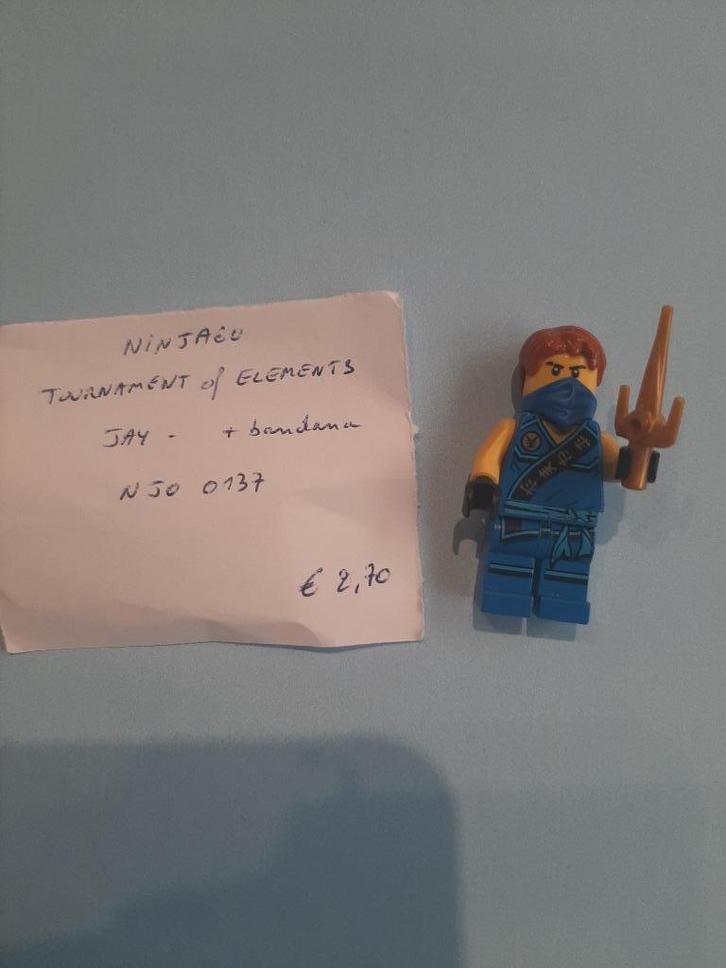 Lego Ninjago Minifiguurtje NJO0137 Jay, Kinderen en Baby's, Speelgoed | Duplo en Lego, Zo goed als nieuw, Lego, Complete set, Ophalen of Verzenden