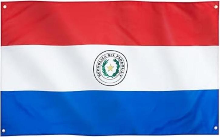 Vlag van Paraguay | 91 x 152 cm | Nieuw, Diversen, Vlaggen en Wimpels, Nieuw, Verzenden