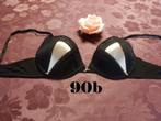 (93) - soutien gorge femme t.90b noir argenté - Hnathalie -, Hnathalie -, Enlèvement ou Envoi, Noir, Soutien-gorge