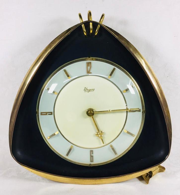 Horloge murale URGOS design vintage, Allemagne l'Ouest  60s, Collections, Rétro, Maison et Meubles, Enlèvement ou Envoi