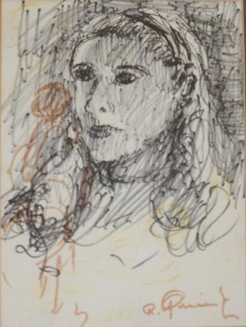 Robert Quintyn (1916): Portret (24 x 30 cm) beschikbaar voor biedingen