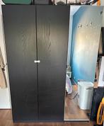 Bruine kleerkast (3 deurs) met spiegel in goede staat, Huis en Inrichting, Kasten | Kleerkasten, Ophalen, Gebruikt, 200 cm of meer