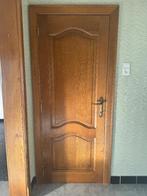eiken deuren, Doe-het-zelf en Bouw, Deuren en Vliegenramen, Ophalen, Gebruikt, Minder dan 80 cm, Binnendeur