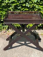 Bijzet tafel dienblad opklapbaar, Ophalen, Gebruikt, Klassiek, 55 tot 75 cm