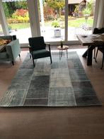 Patchwork vloerkleed tapijt 200 x 290 grijs groen, Huis en Inrichting, Stoffering | Tapijten en Vloerkleden, Ophalen, Gebruikt