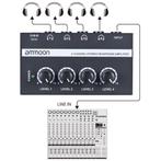 Ammoon HA400 Ultra-compact 4 Channels Mini Audio Stereo Head, Nieuw, Overige merken, Ophalen
