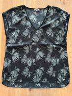 Donkergrijze blouse met print WMN CKS maat M, Kleding | Dames, Maat 38/40 (M), Ophalen of Verzenden, Zo goed als nieuw, CKS