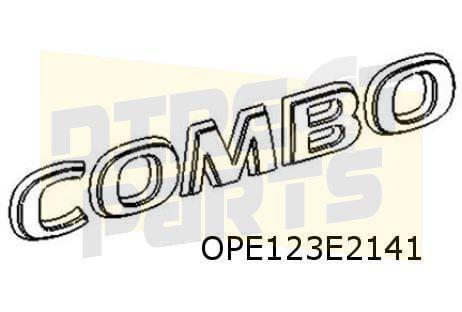 Opel Combo (11/18-) embleem tekst ''Combo'' L achter Origine, Auto-onderdelen, Carrosserie, Opel, Nieuw, Verzenden