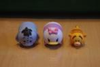 Lot de 3 Tsum Tsum plastiques, Collections, Autres personnages, Utilisé, Statue ou Figurine, Enlèvement ou Envoi