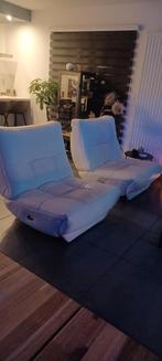 2 Divans relax blanc château d ax, Maison & Meubles, Enlèvement, Comme neuf, Une personne, Cuir