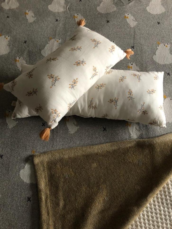 Noukies deken Nobodinoz kussens organic cotton Nieuw, Kinderen en Baby's, Kinderkamer | Inrichting en Decoratie, Nieuw, Kleed of Kussen