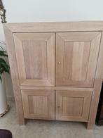 Barkast kast in eik met blauwe hardsteen, Huis en Inrichting, Ophalen, Overige materialen, 100 tot 150 cm, 50 tot 75 cm