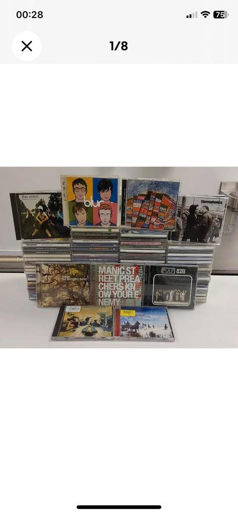 85 x Britpop CD, Cd's en Dvd's, Cd's | Rock, Zo goed als nieuw, Verzenden