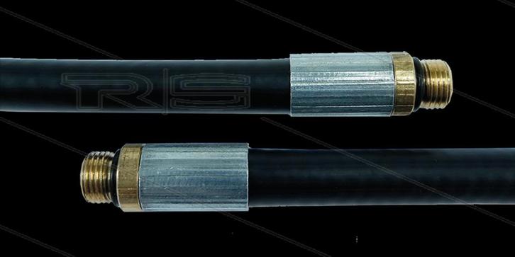 Zwarte Rioolslang 20m met Dubbele Aansluiting NW5, Auto diversen, Overige Auto diversen, Verzenden