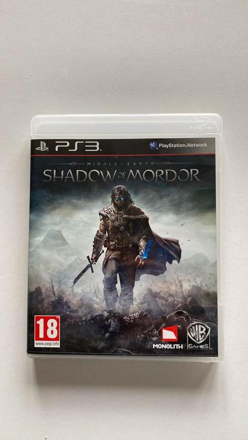 Middle Earth - shadow of Mordor, Games en Spelcomputers, Games | Sony PlayStation 3, Zo goed als nieuw, Avontuur en Actie, Vanaf 18 jaar