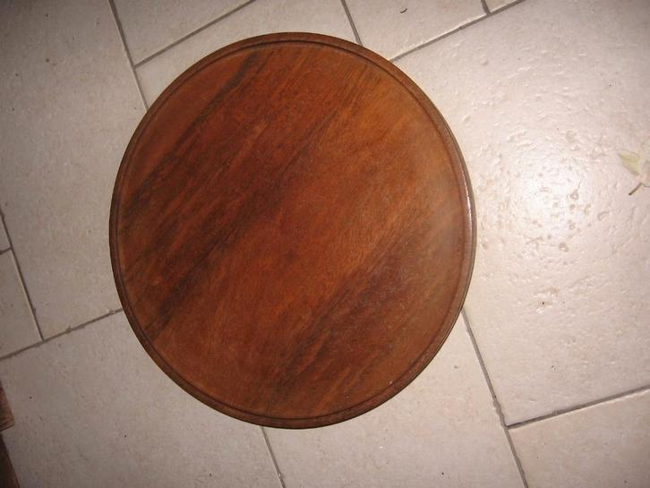 Superbe plateau tournant en bois exotique pour l'ergonomie., Maison & Meubles, Accessoires pour la Maison | Plateaux, Utilisé