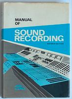 Manual of Sound Recording - John Aldred - 1972, Livres, Musique, Autres sujets/thèmes, Aldred John, Utilisé