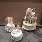 Setje unicorns porselein, Ophalen of Verzenden, Zo goed als nieuw