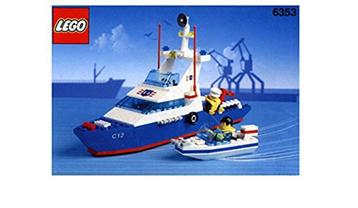 LEGO Town Boot Coast Guard 6353 Coastal Cutter beschikbaar voor biedingen