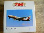 Herpa Boeing 767-300 TWA 1/500, Overige merken, 1:200 of kleiner, Ophalen of Verzenden, Zo goed als nieuw