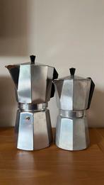 2 Italiaanse mokka express koffie potjes, Gebruikt, Ophalen