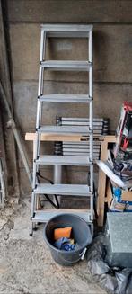 Ladder 7 treden ( allu- bijna nieuw), Ophalen of Verzenden, Zo goed als nieuw, Ladder