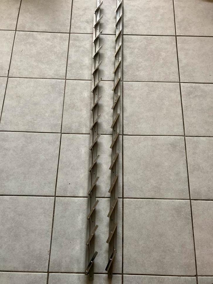 Flex fence draaibare lamellen rvs 165cm, Tuin en Terras, Schuttingen, Nieuw, IJzer, 1 tot 2 meter, Ophalen