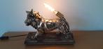 STEAMPUNK LAMP MECHANICAL LION, Ophalen of Verzenden, Zo goed als nieuw, Accessoires