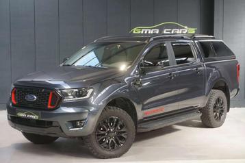 Ford Ranger 2.0 BiT Wildt.Thunder Automaat-Double Cab-Garant, Cuir, Achat, Entreprise, Noir