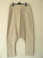 Sarah Pacini beige harembroek t.1 nieuw met zwarte zakken, Maat 38/40 (M), Sarah pacini, Beige, Nieuw