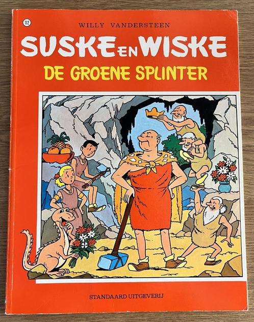 Suske en Wiske - De groene splinter -112(1986) Strip, Boeken, Stripverhalen, Gelezen, Eén stripboek, Ophalen of Verzenden