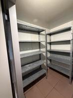 3 grijze metalen rekken, Ophalen, Zo goed als nieuw